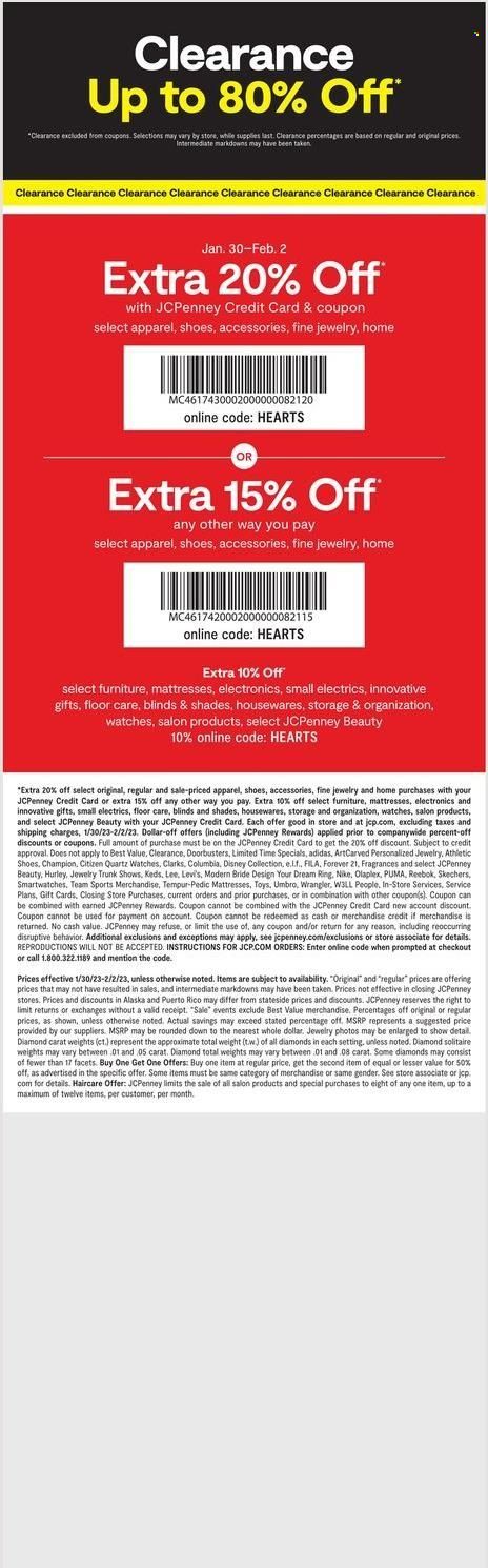 JCPenney Weekly Ad Flyer Specials January 30 to February 2, 2023