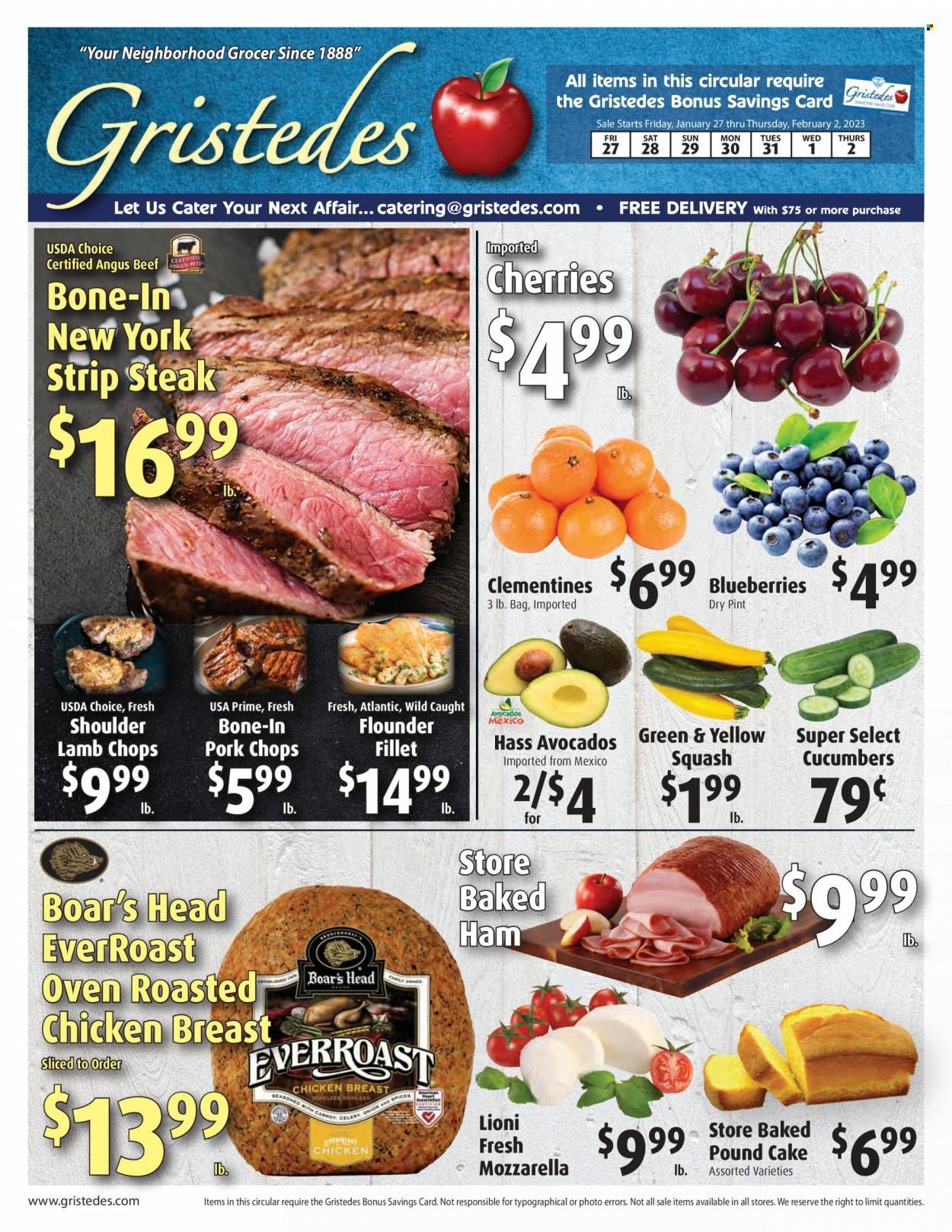 Gristedes (NY) Weekly Ad Flyer Specials January 27 to February 2, 2023