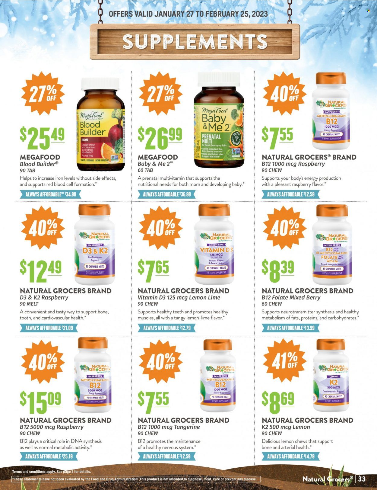 Natural Grocers Weekly Ad Flyer Specials January 27 to February 25, 2023