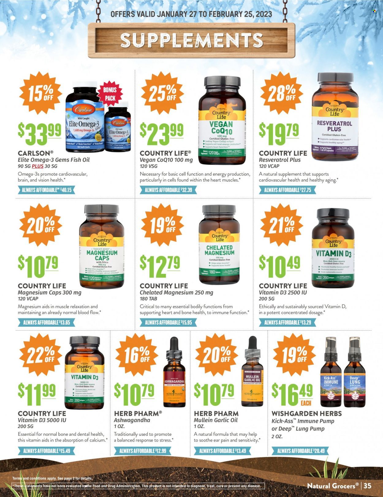 Natural Grocers Weekly Ad Flyer Specials January 27 to February 25, 2023
