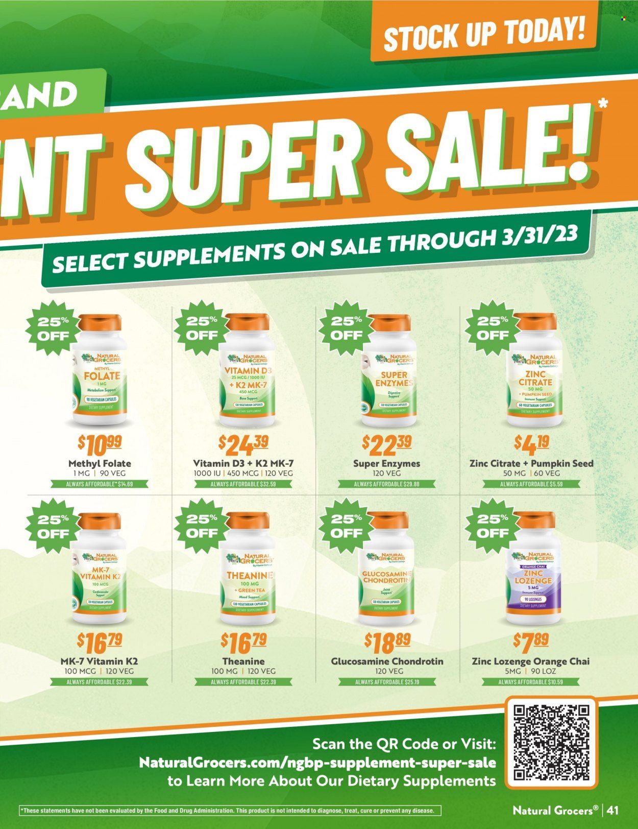 Natural Grocers Weekly Ad Flyer Specials January 27 to February 25, 2023