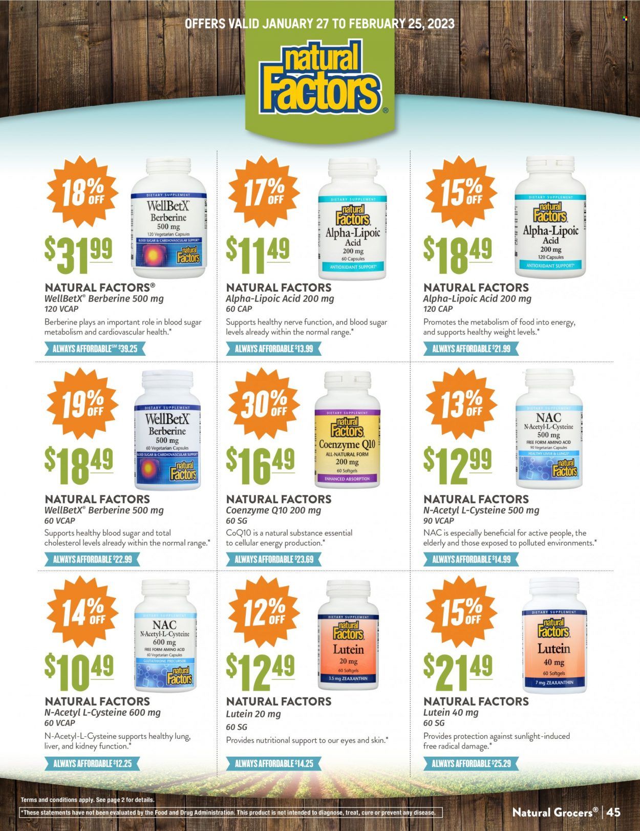 Natural Grocers Weekly Ad Flyer Specials January 27 to February 25, 2023