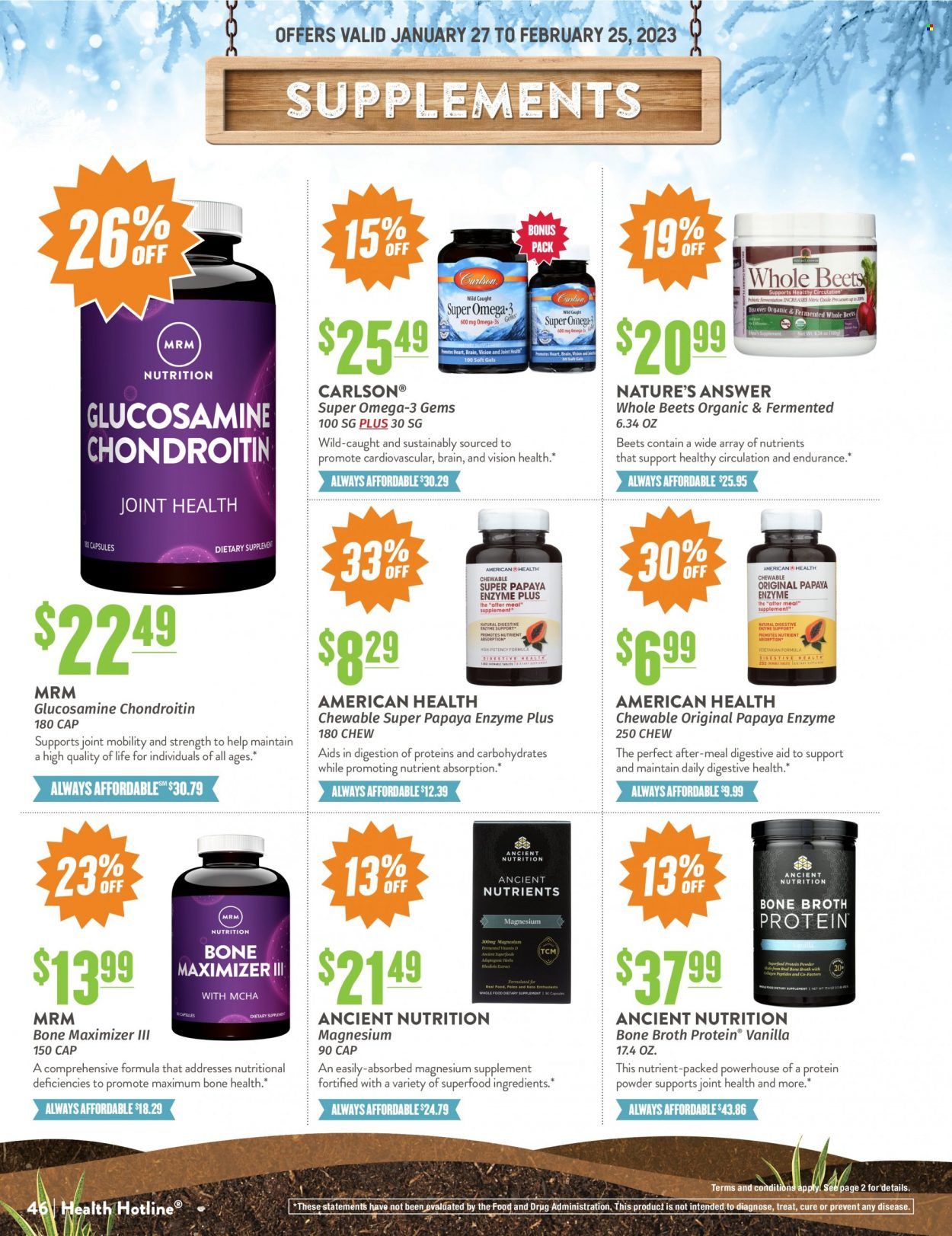 Natural Grocers Weekly Ad Flyer Specials January 27 to February 25, 2023