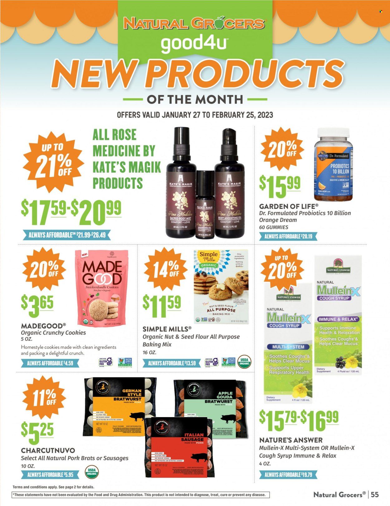 Natural Grocers Weekly Ad Flyer Specials January 27 to February 25, 2023
