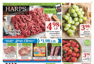Harps Hometown Fresh (AR, MO, OK) Weekly Ad Flyer Specials January 25 to February 7, 2023