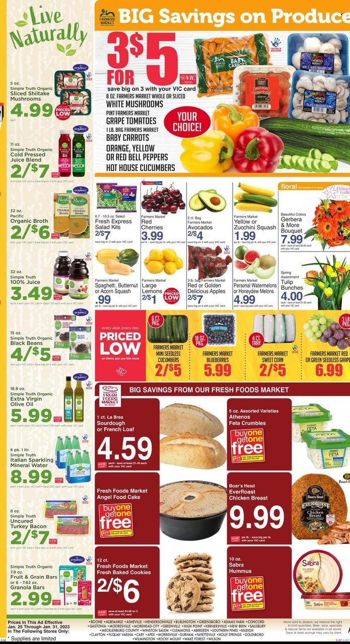 Harris Teeter Weekly Ad Flyer Specials January 25 to January 31, 2023