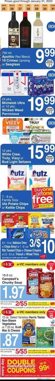 Harris Teeter Weekly Ad Flyer Specials January 25 to January 31, 2023