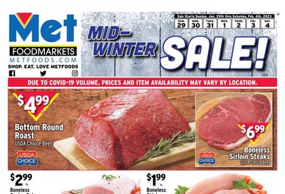 Met Foodmarkets Weekly Ad Flyer Specials January 29 to February 4, 2023