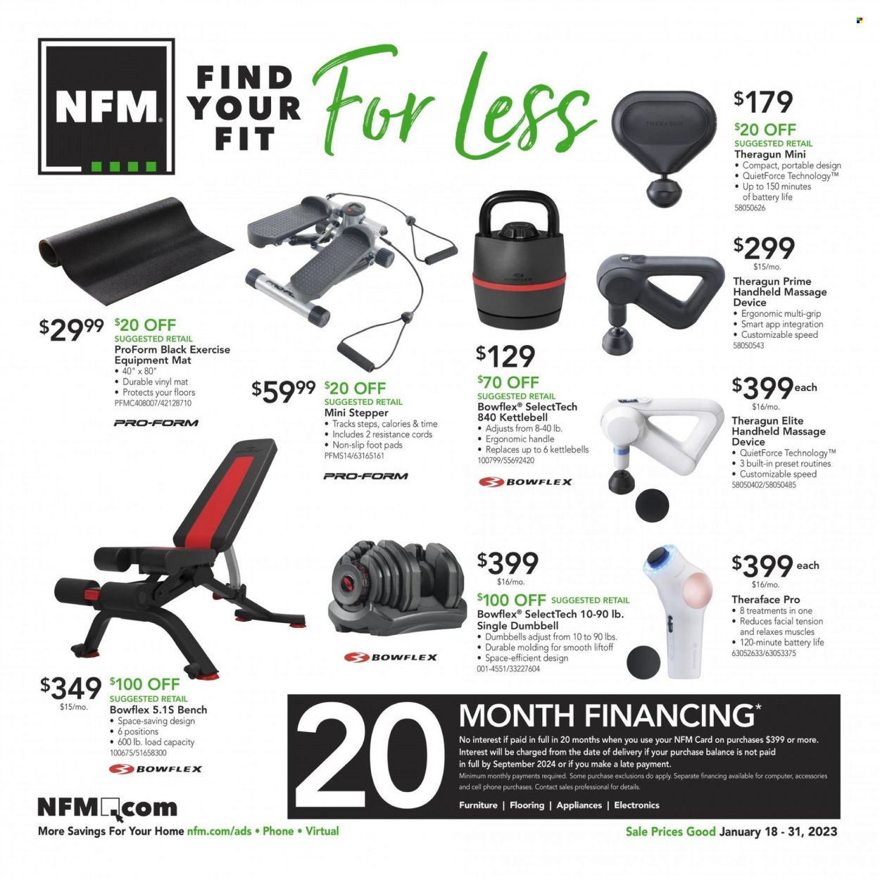 Nebraska Furniture Mart (IA, KS, NE, TX) Weekly Ad Flyer Specials January 18 to January 31, 2023