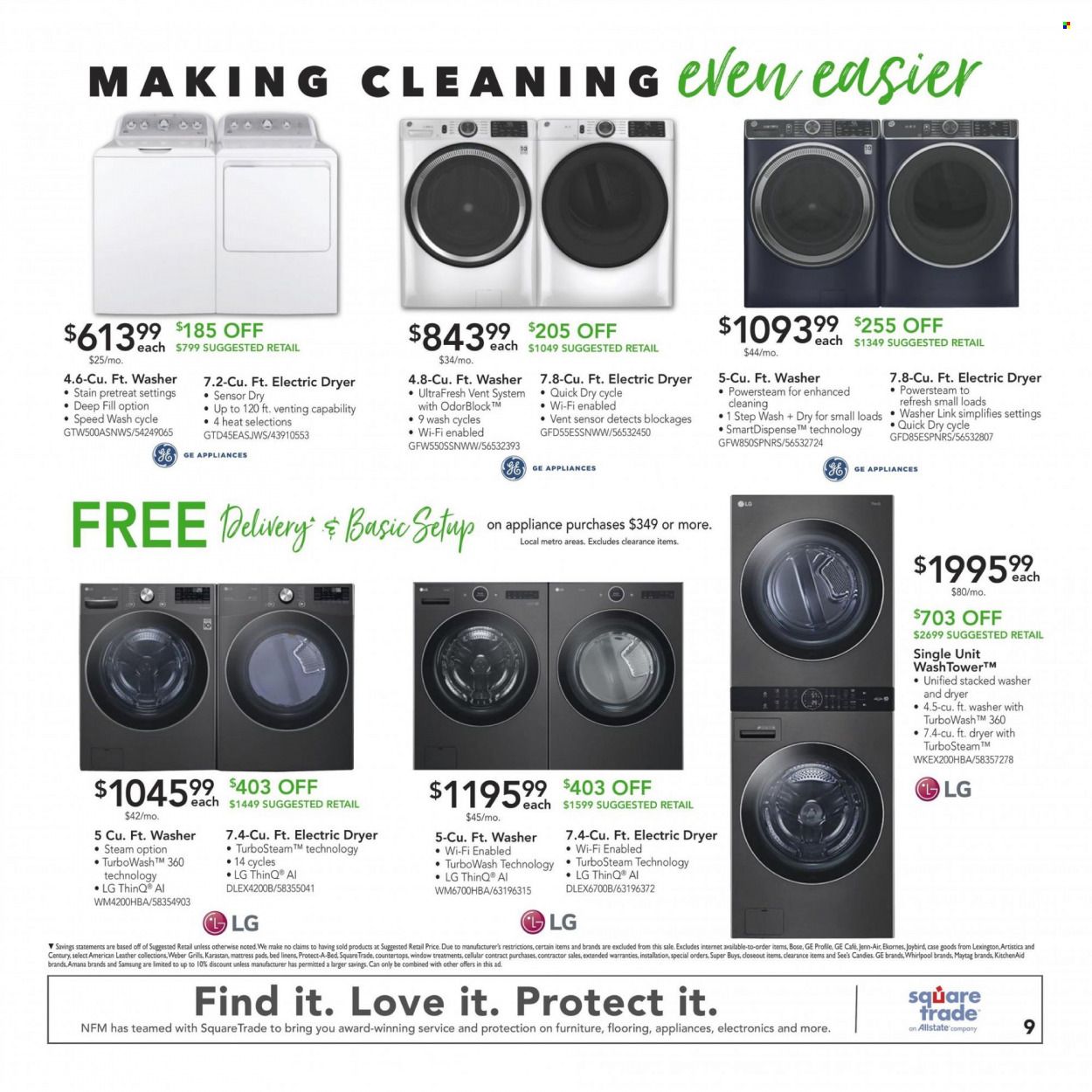 Nebraska Furniture Mart (IA, KS, NE, TX) Weekly Ad Flyer Specials January 25 to January 31, 2023