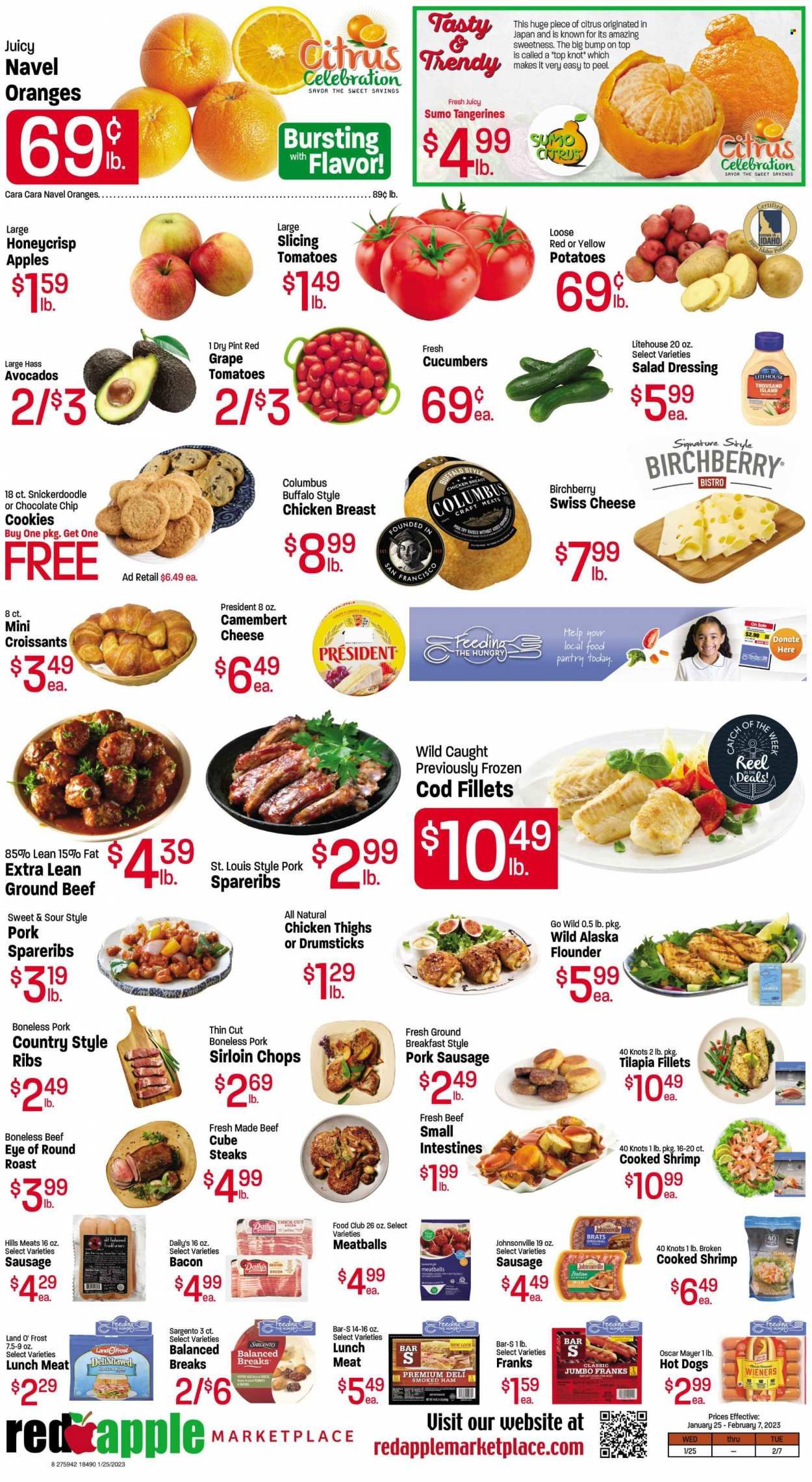 Red Apple Marketplace (OR) Weekly Ad Flyer Specials January 25 to February 7, 2023