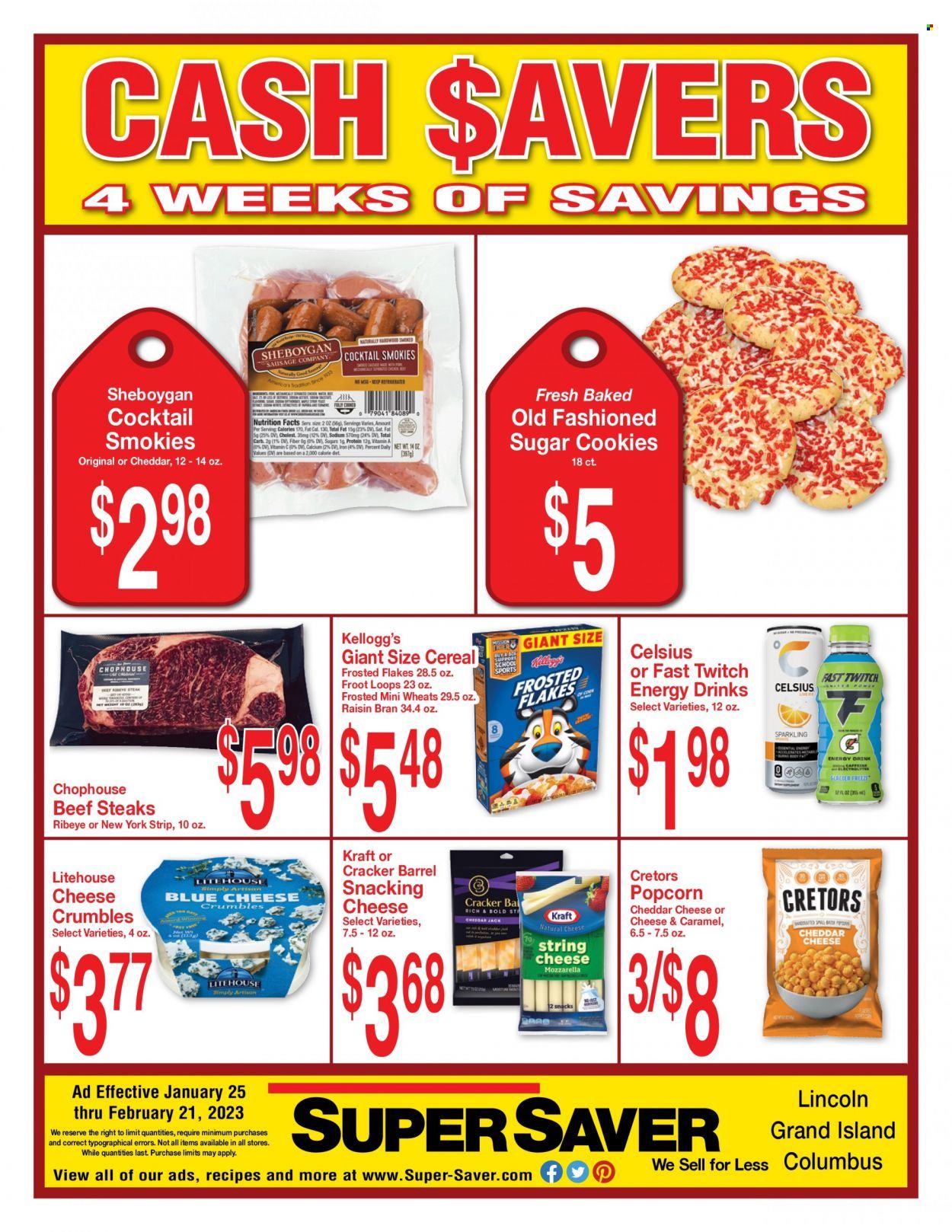 Super Saver Weekly Ad Flyer Specials January 25 to February 21, 2023