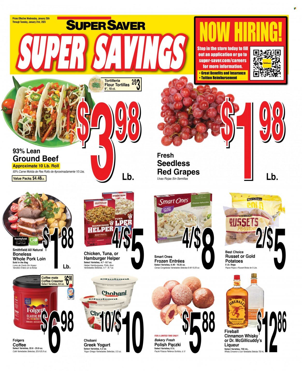 Super Saver Weekly Ad Flyer Specials January 25 to January 31, 2023