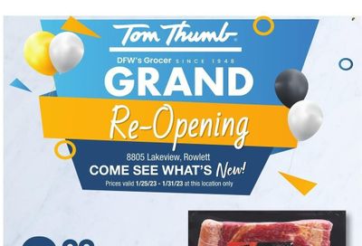 Tom Thumb (TX) Weekly Ad Flyer Specials January 25 to January 31, 2023