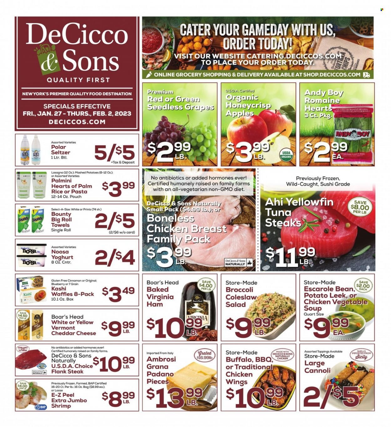 DeCicco & Sons (NY) Weekly Ad Flyer Specials January 27 to February 2, 2023