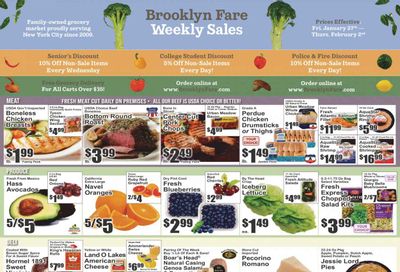 Brooklyn Fare (NY) Weekly Ad Flyer Specials January 27 to February 2, 2023