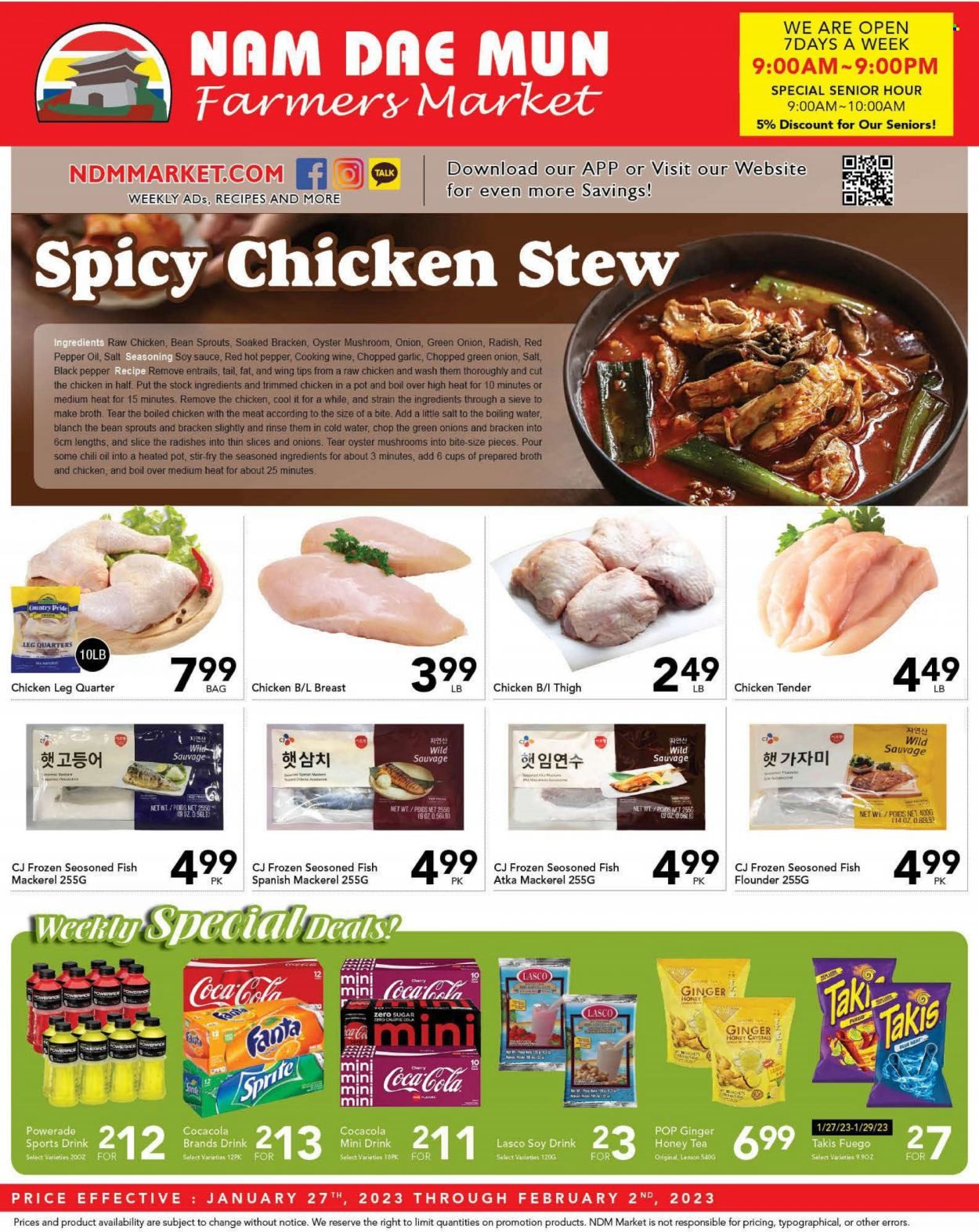 Nam Dae Mun Farmers Market (GA) Weekly Ad Flyer Specials January 27 to February 2, 2023