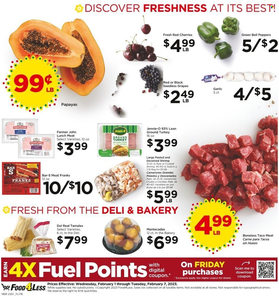 Food 4 Less (CA) Weekly Ad Flyer Specials February 1 to February 7, 2023