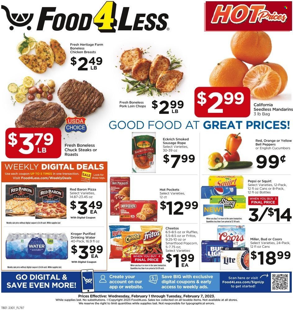 Food 4 Less (IN) Weekly Ad Flyer Specials February 1 to February 7, 2023
