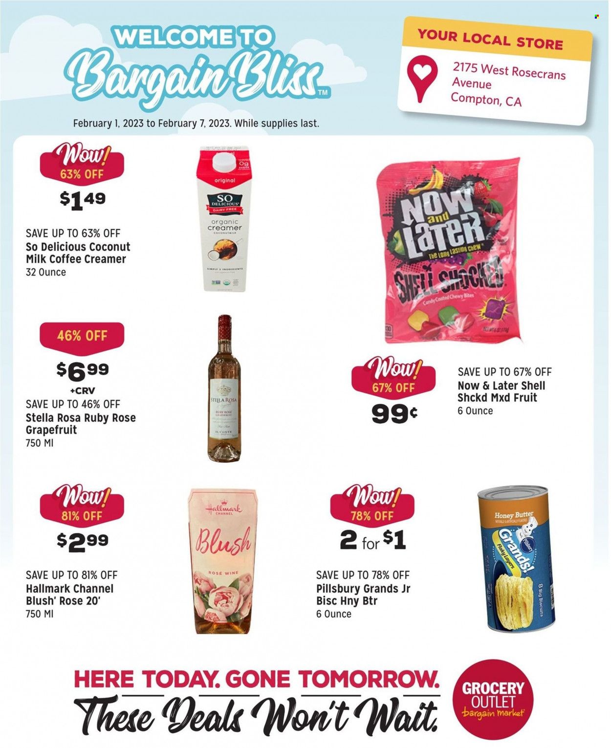 Grocery Outlet (CA, ID, OR, PA, WA) Weekly Ad Flyer Specials February 1 to February 7, 2023