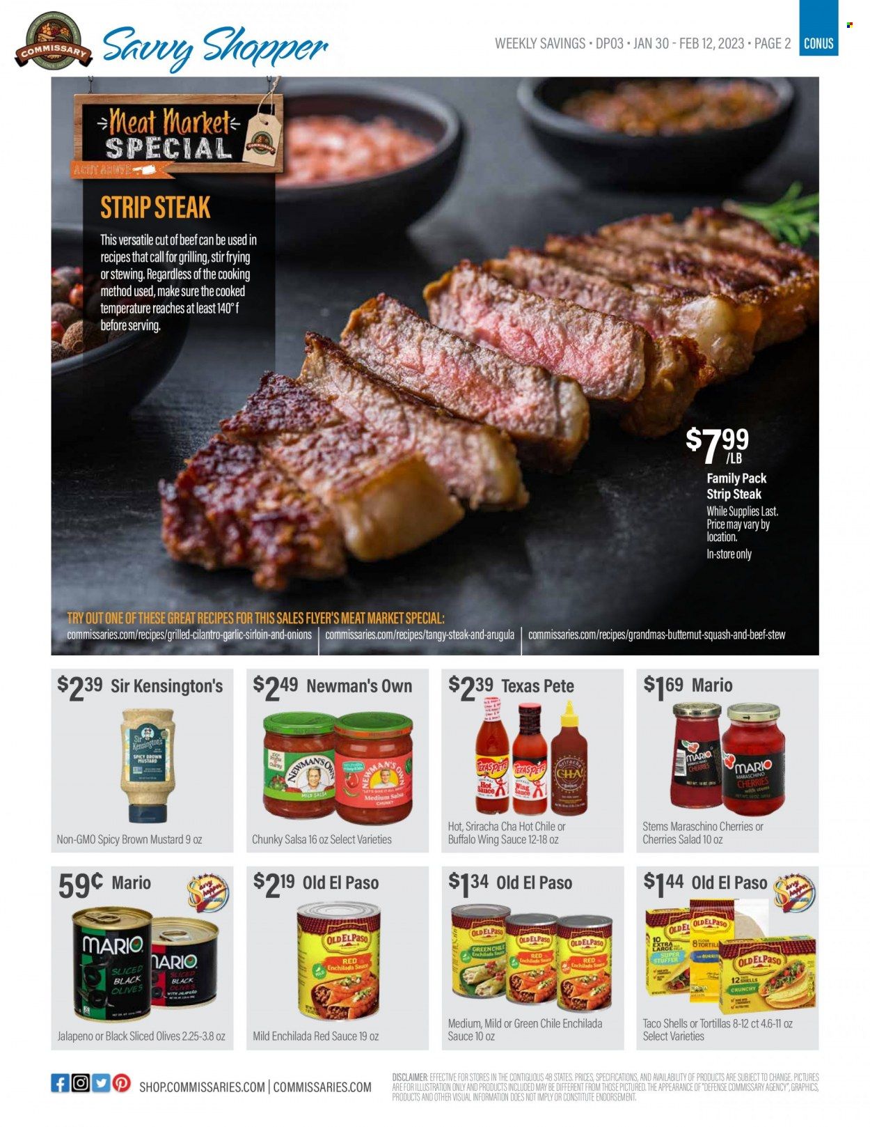 Commissary Weekly Ad Flyer Specials January 30 to February 12, 2023