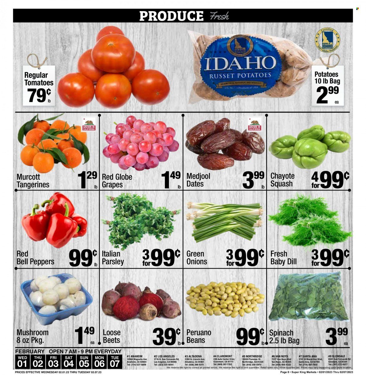 Super King Markets (CA) Weekly Ad Flyer Specials February 1 to February 7, 2023