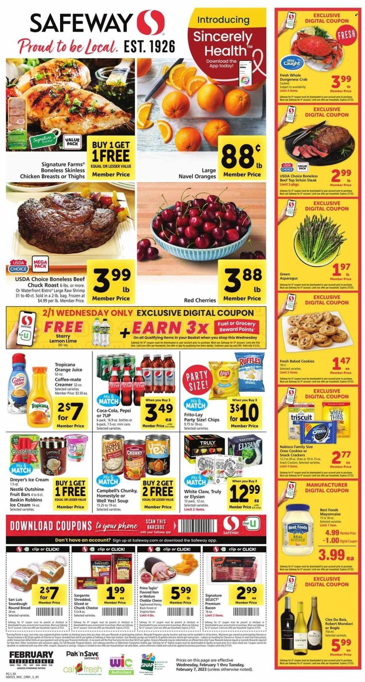Safeway (CA, HI, OR, WA) Weekly Ad Flyer Specials February 1 to February 7, 2023