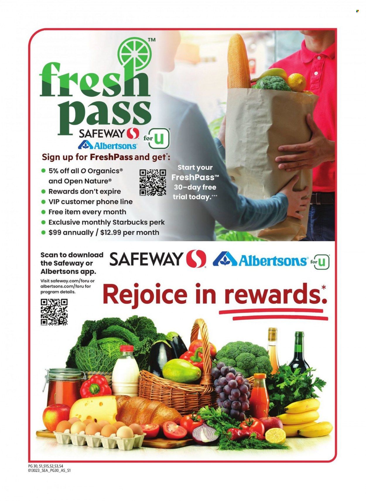Safeway (WA) Weekly Ad Flyer Specials January 30 to February 26, 2023