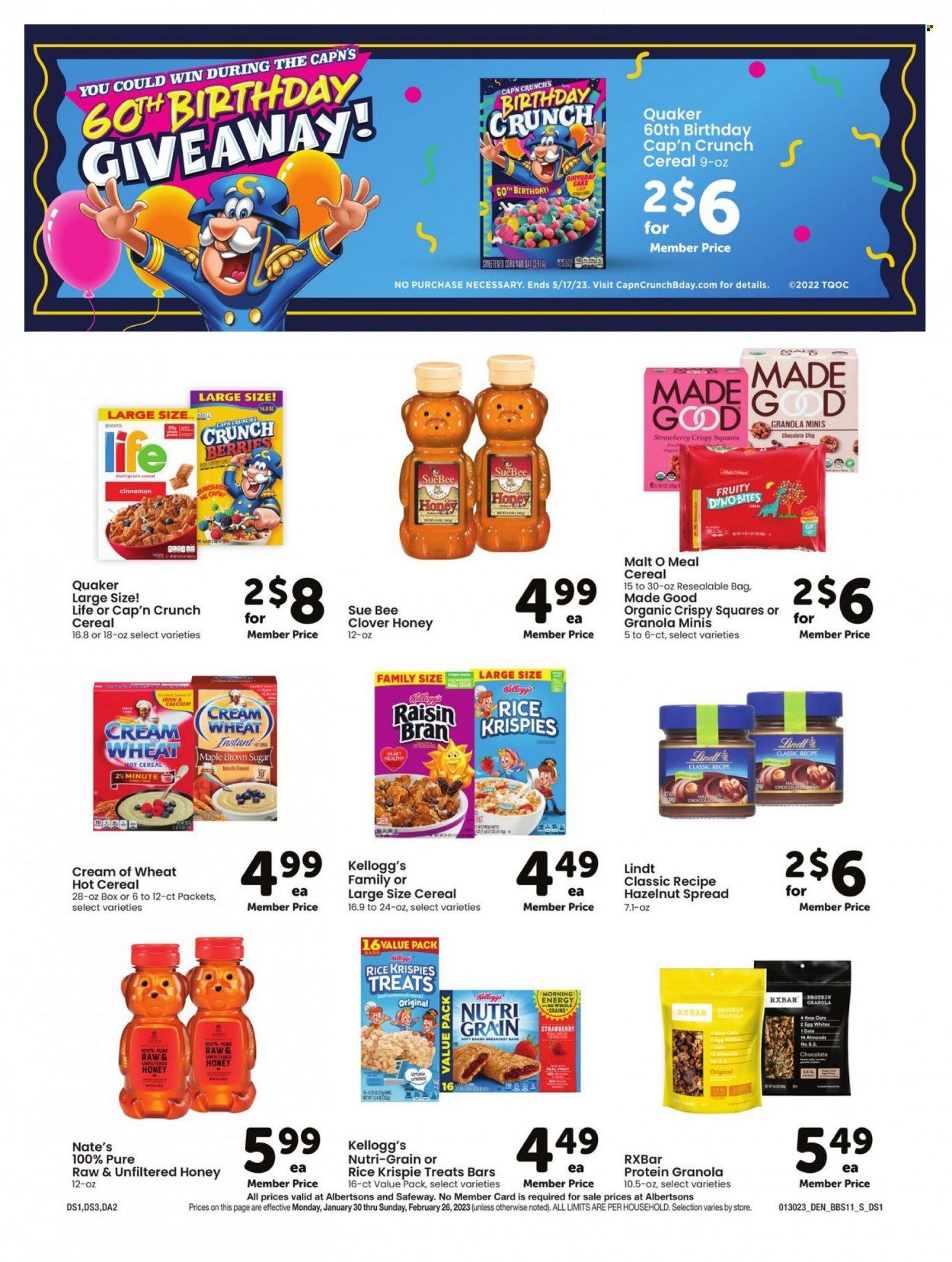 Safeway (SD) Weekly Ad Flyer Specials January 30 to February 26, 2023