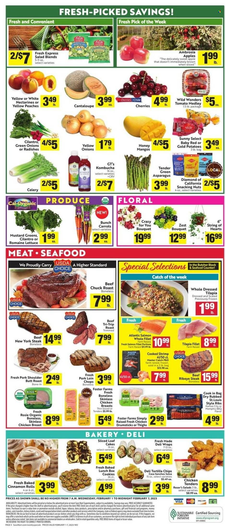 Save Mart (CA, NV) Weekly Ad Flyer Specials February 1 to February 7, 2023