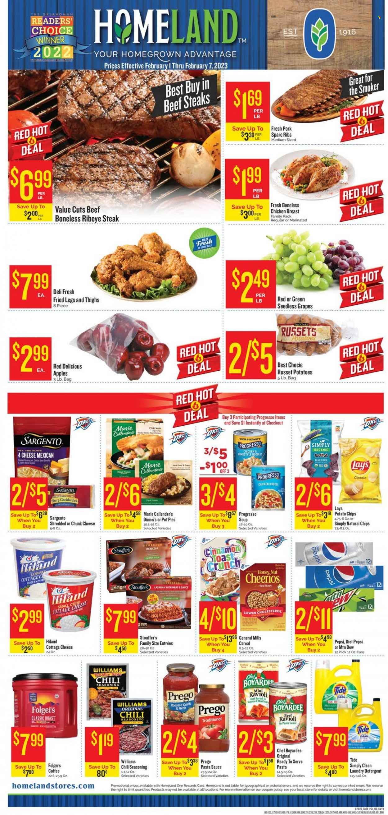Homeland (OK, TX) Weekly Ad Flyer Specials February 1 to February 7, 2023