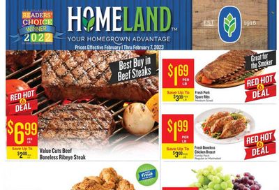 Homeland (OK, TX) Weekly Ad Flyer Specials February 1 to February 7, 2023