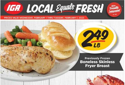 IGA (IN) Weekly Ad Flyer Specials February 1 to February 7, 2023