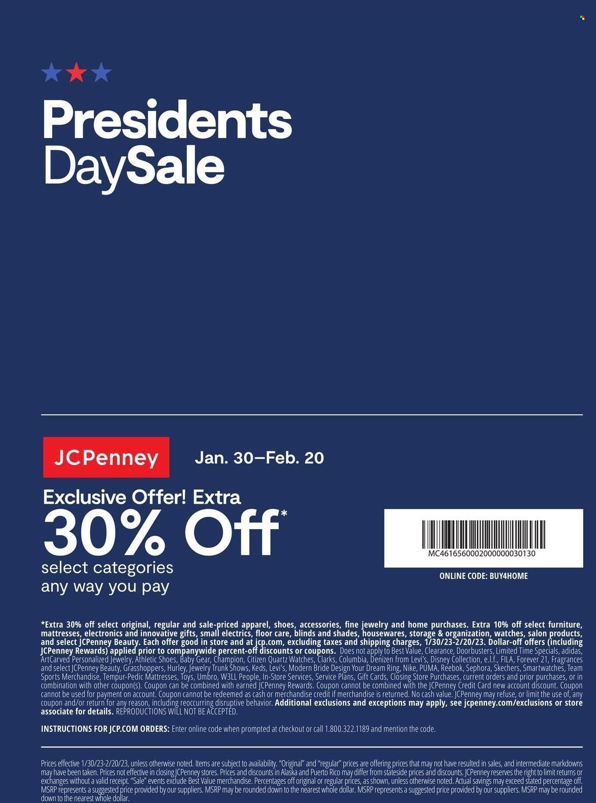 JCPenney Weekly Ad Flyer Specials January 30 to February 20, 2023