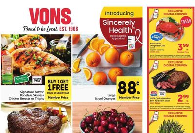 Vons (CA) Weekly Ad Flyer Specials February 1 to February 7, 2023