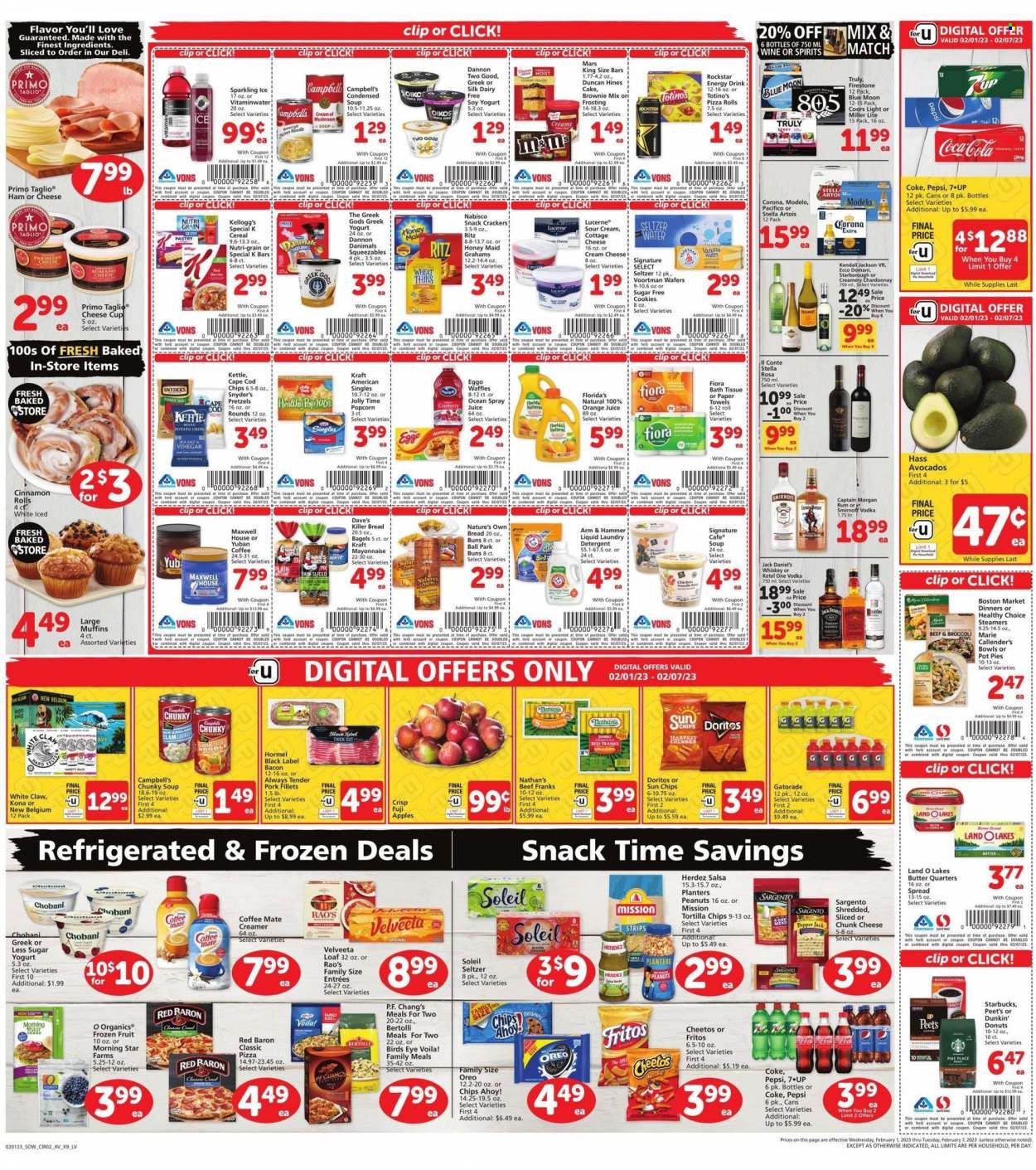 Vons (NV) Weekly Ad Flyer Specials February 1 to February 7, 2023