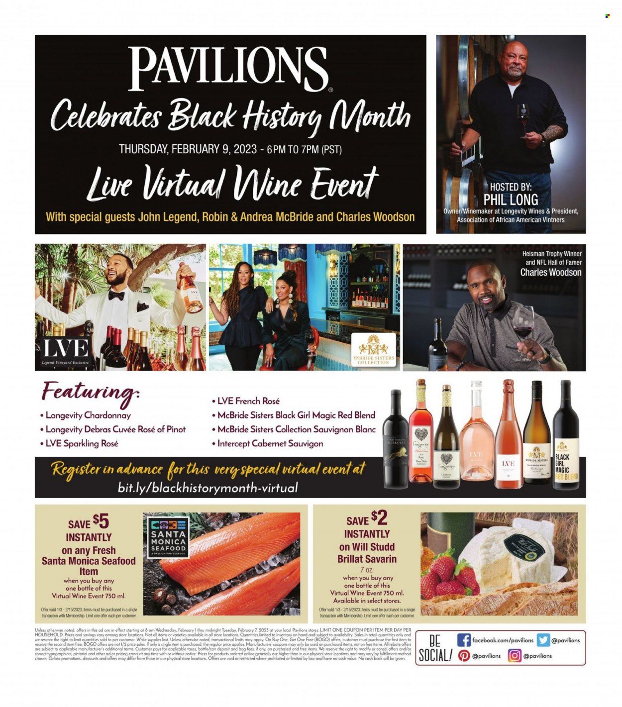 Pavilions (CA) Weekly Ad Flyer Specials February 1 to February 7, 2023