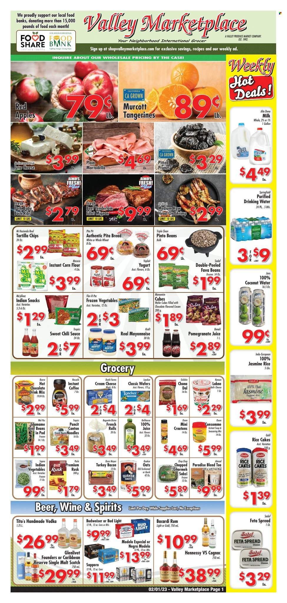Valley Marketplace (CA) Weekly Ad Flyer Specials February 1 to February 7, 2023