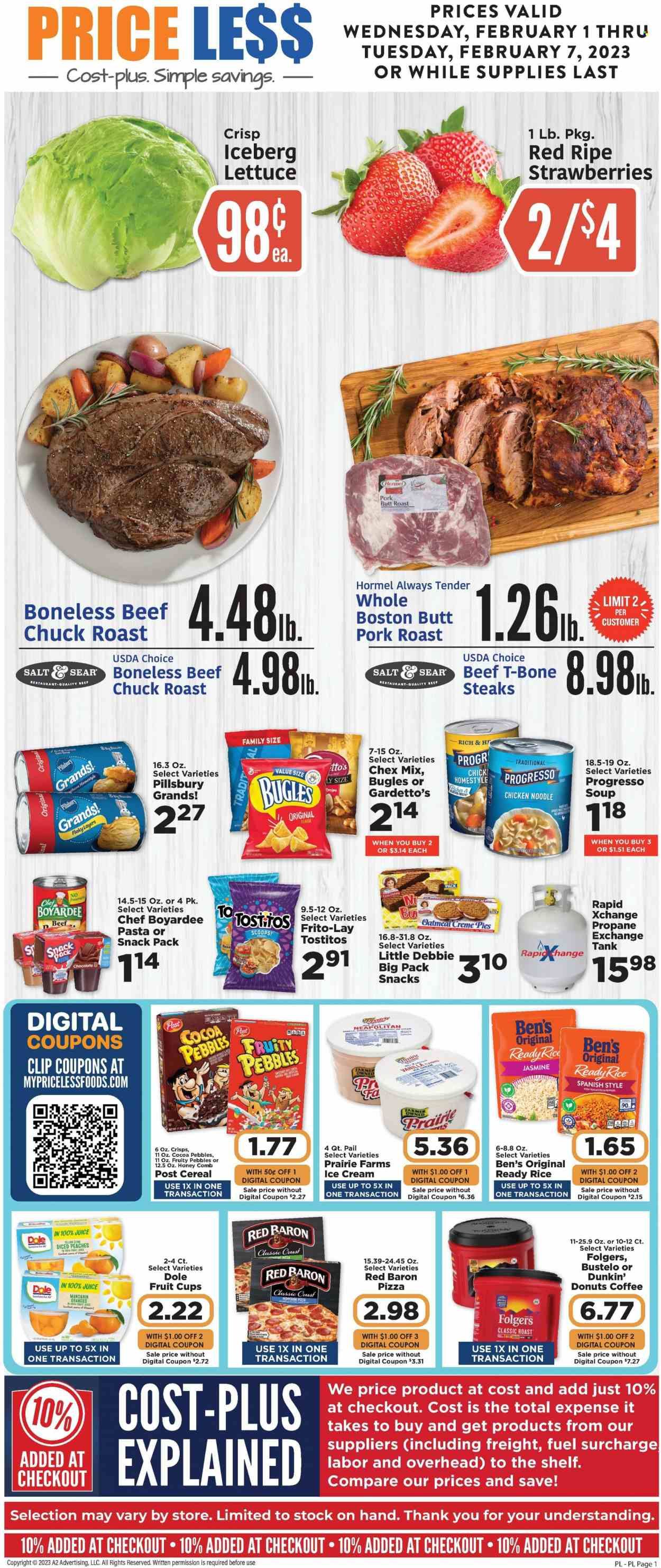 Price Less Foods Weekly Ad Flyer Specials February 1 to February 7, 2023