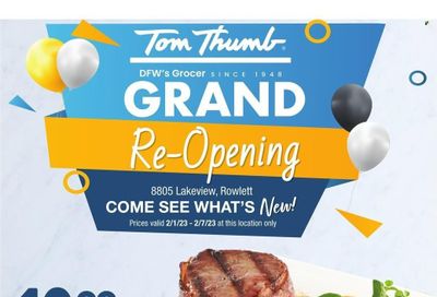 Tom Thumb (TX) Weekly Ad Flyer Specials February 1 to February 7, 2023