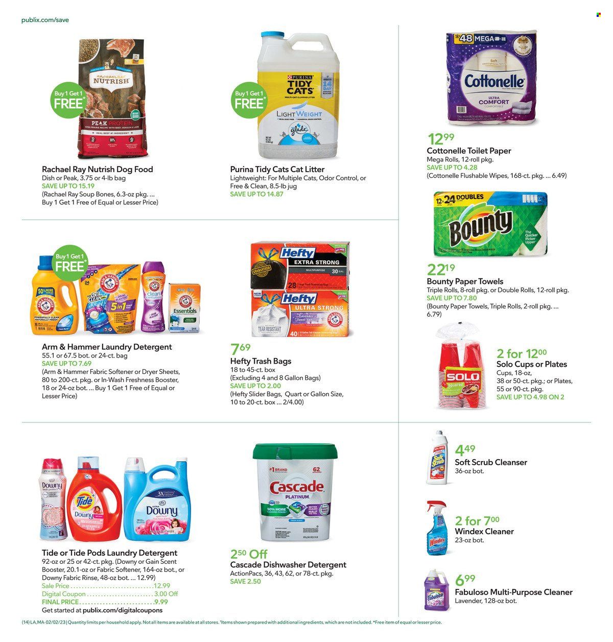 Publix (AL, FL, GA, NC, SC, TN) Weekly Ad Flyer Specials February 2 to February 8, 2023