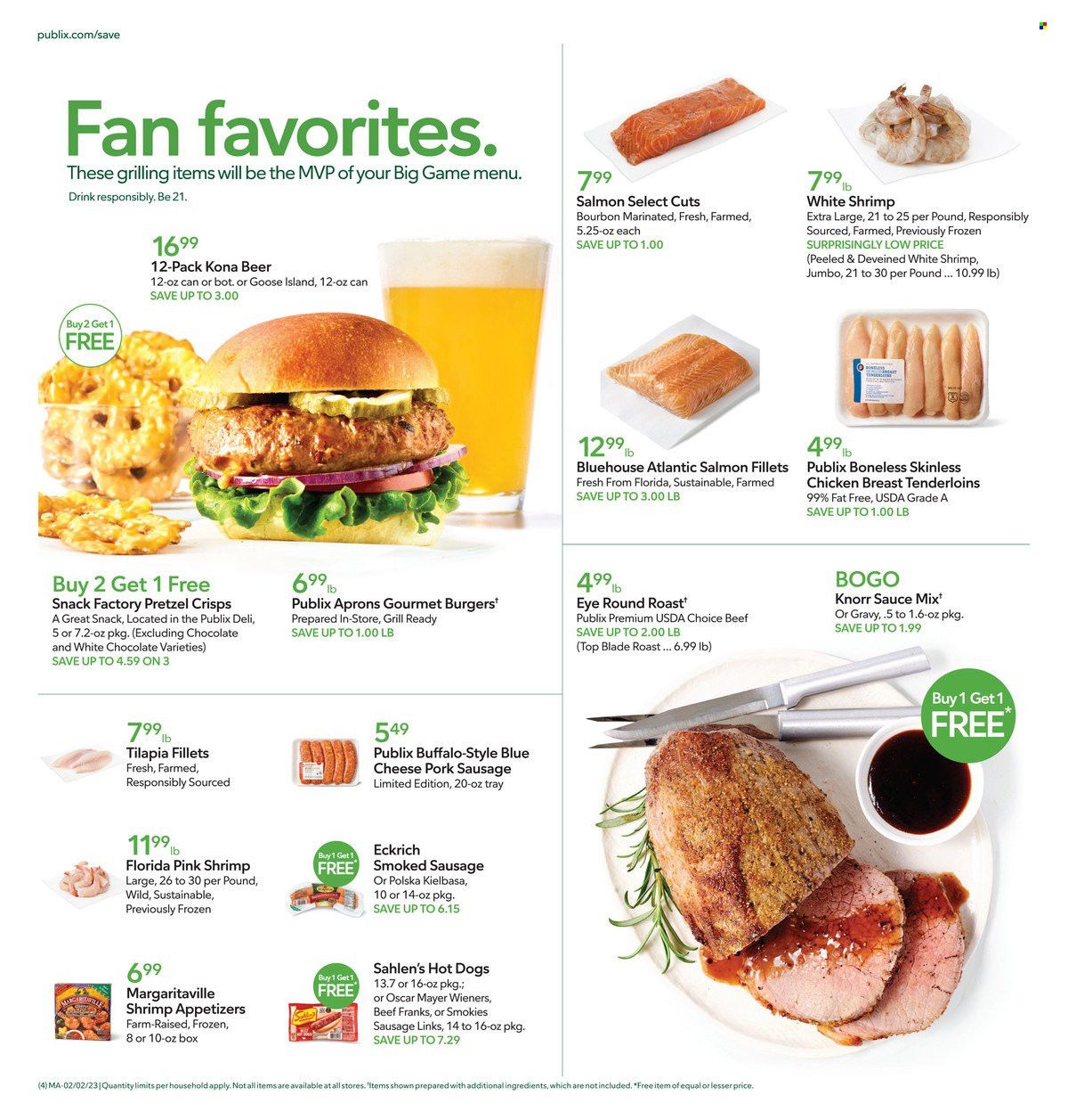 Publix (AL, FL, GA, NC, SC, TN) Weekly Ad Flyer Specials February 2 to February 8, 2023