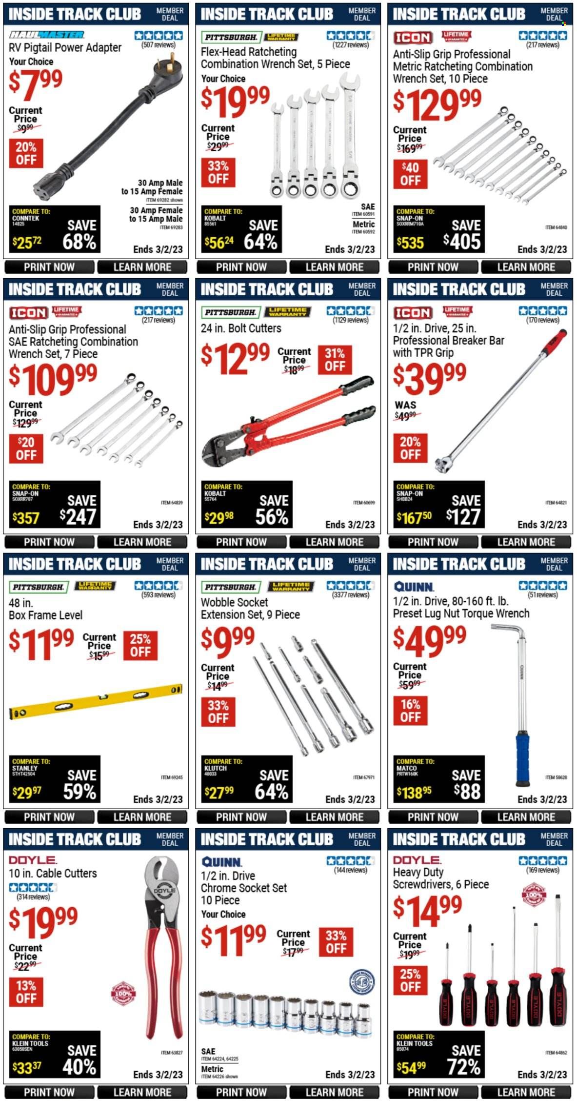 Harbor Freight Weekly Ad Flyer Specials February 3 to March 2, 2023