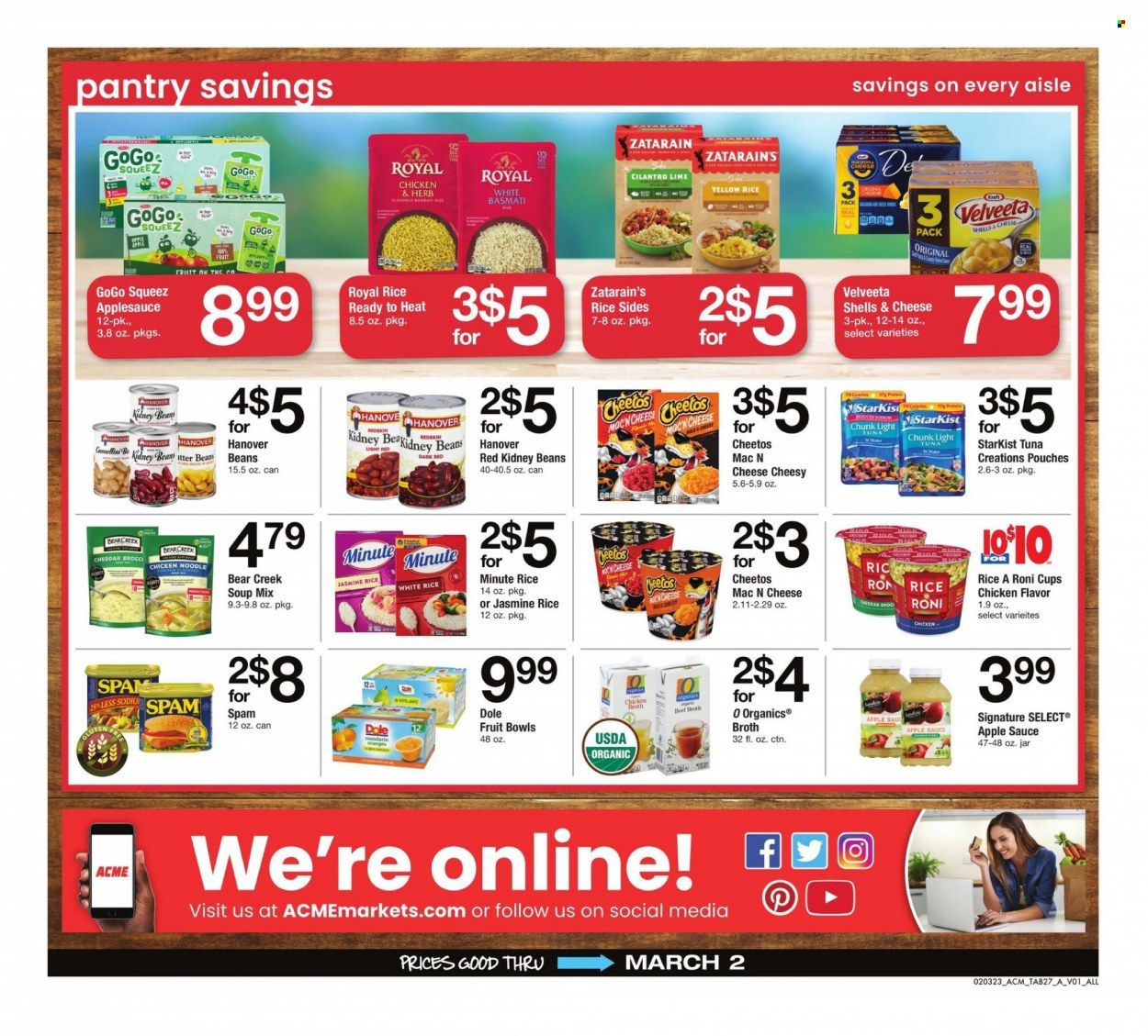 ACME (DE, NJ, NY, PA) Weekly Ad Flyer Specials February 3 to March 2, 2023