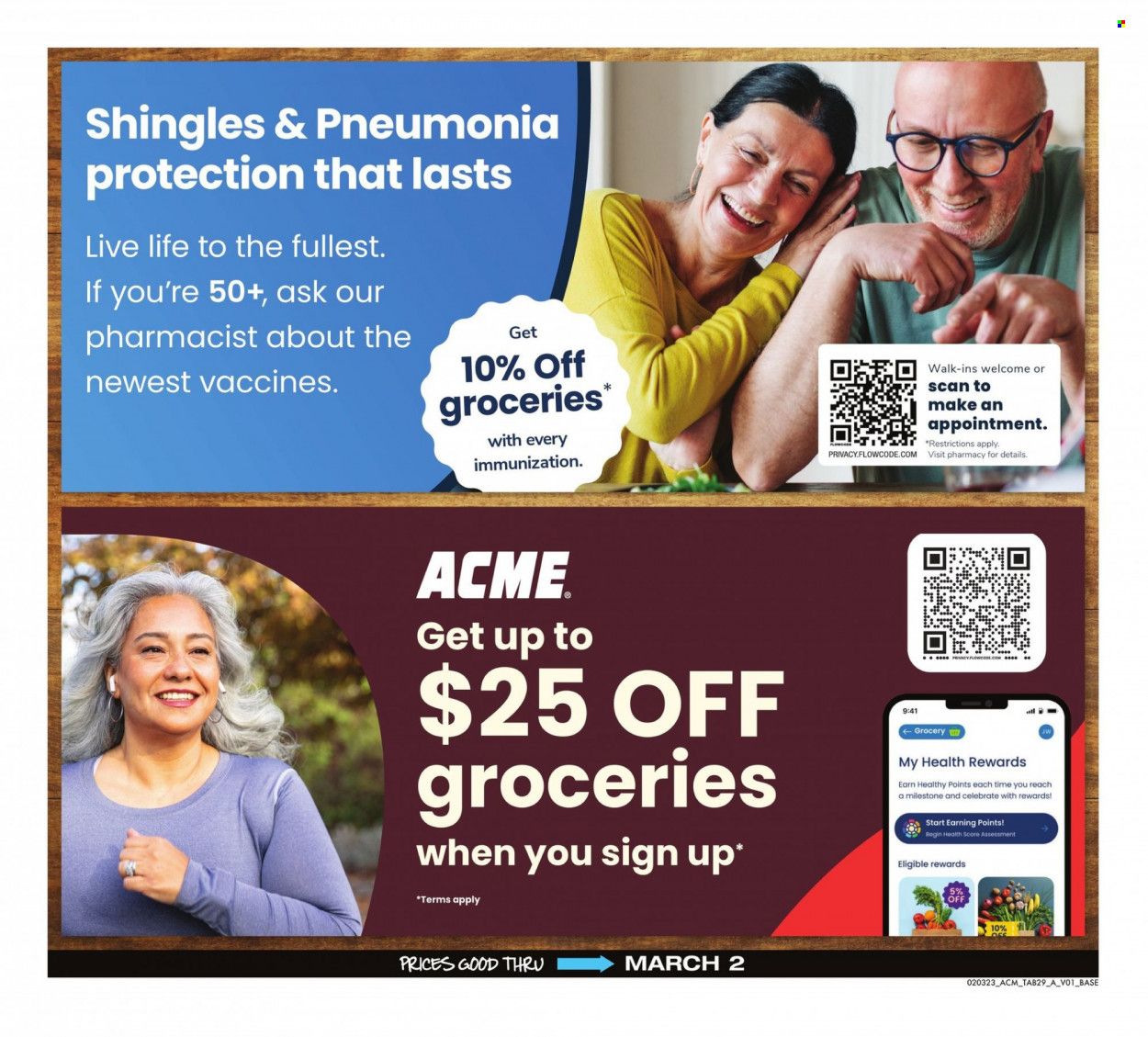 ACME (DE, NJ, NY, PA) Weekly Ad Flyer Specials February 3 to March 2, 2023