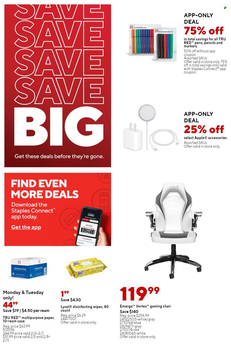 Staples Weekly Ad Flyer Specials February 5 to February 11, 2023