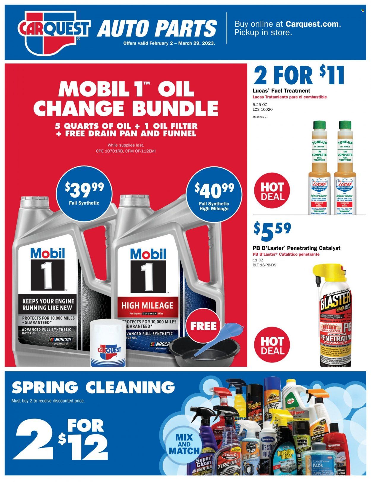 Carquest Weekly Ad Flyer Specials February 2 to March 29, 2023
