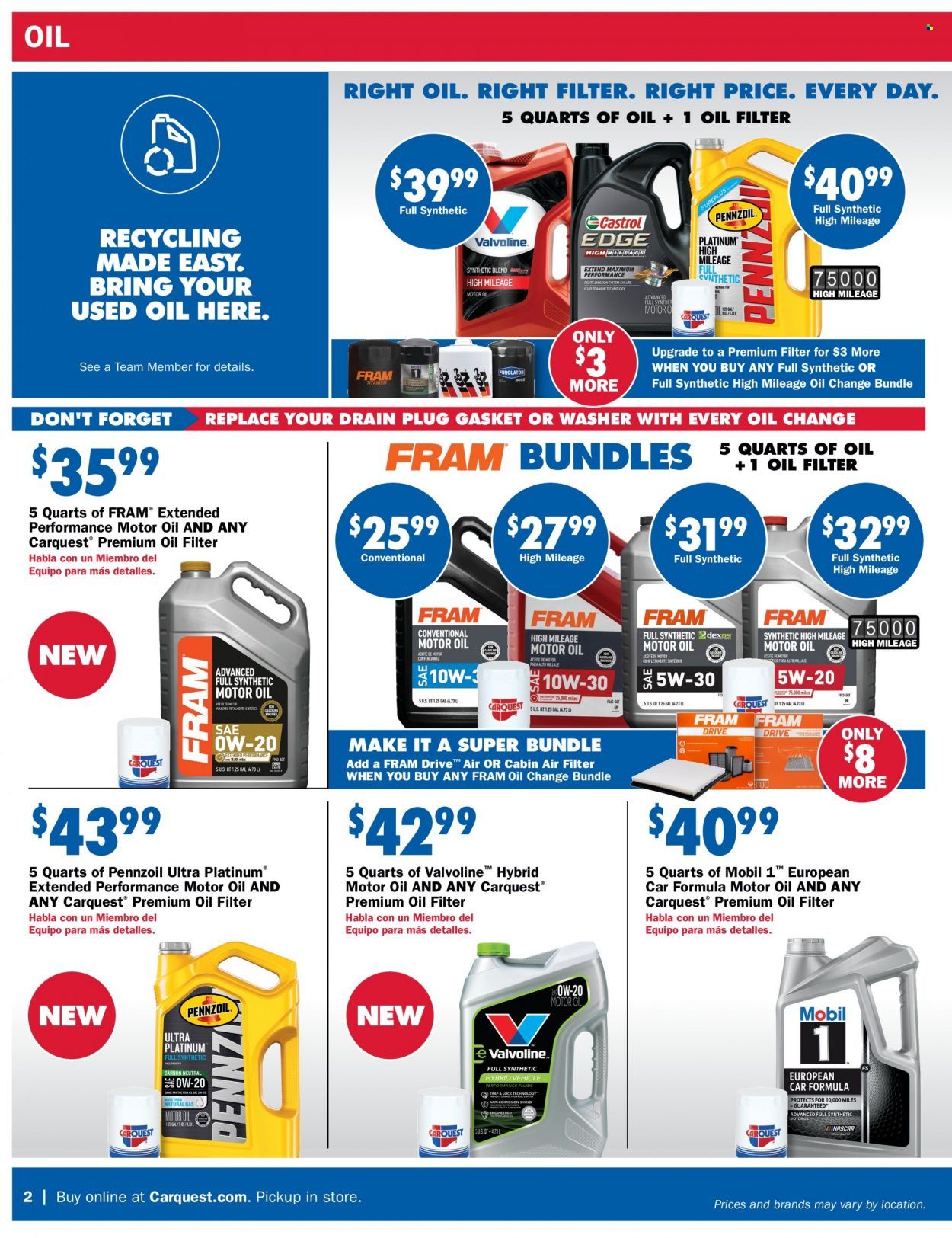 Carquest Weekly Ad Flyer Specials February 2 to March 29, 2023