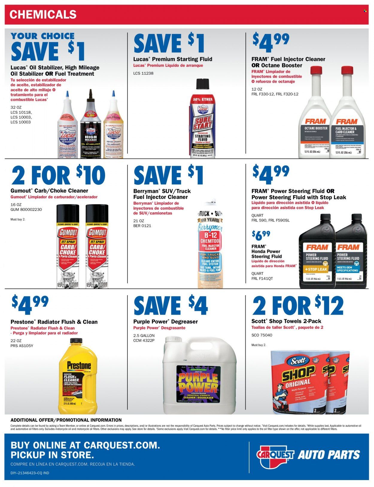 Carquest Weekly Ad Flyer Specials February 2 to March 29, 2023