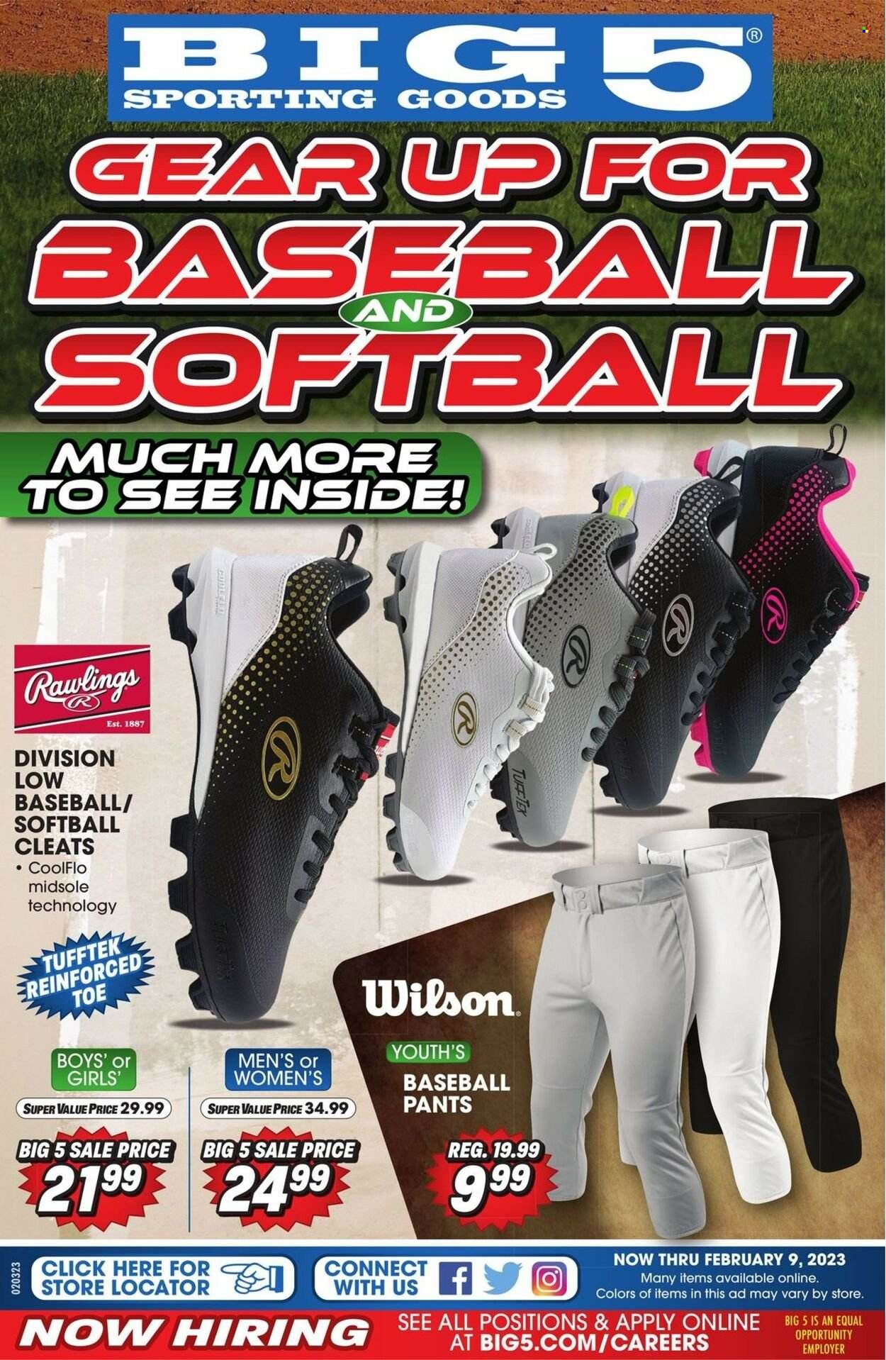 Big 5 (AZ, CA, CO, ID, NM, OR, UT, WA) Weekly Ad Flyer Specials February 3 to February 9, 2023